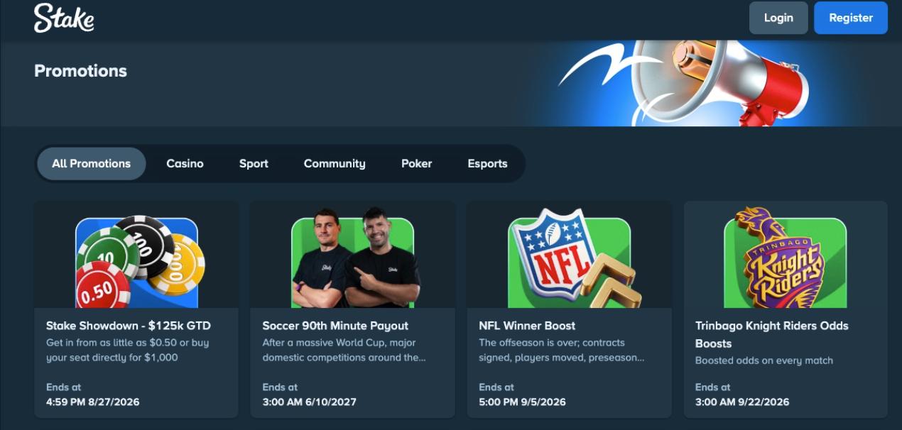 stake casino bonuses